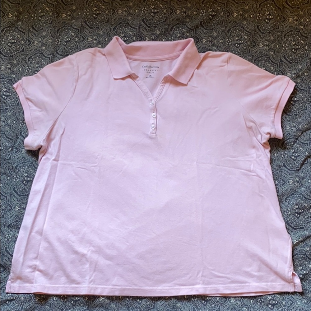 Croft&Barrow Pink Golf Polo Shirt